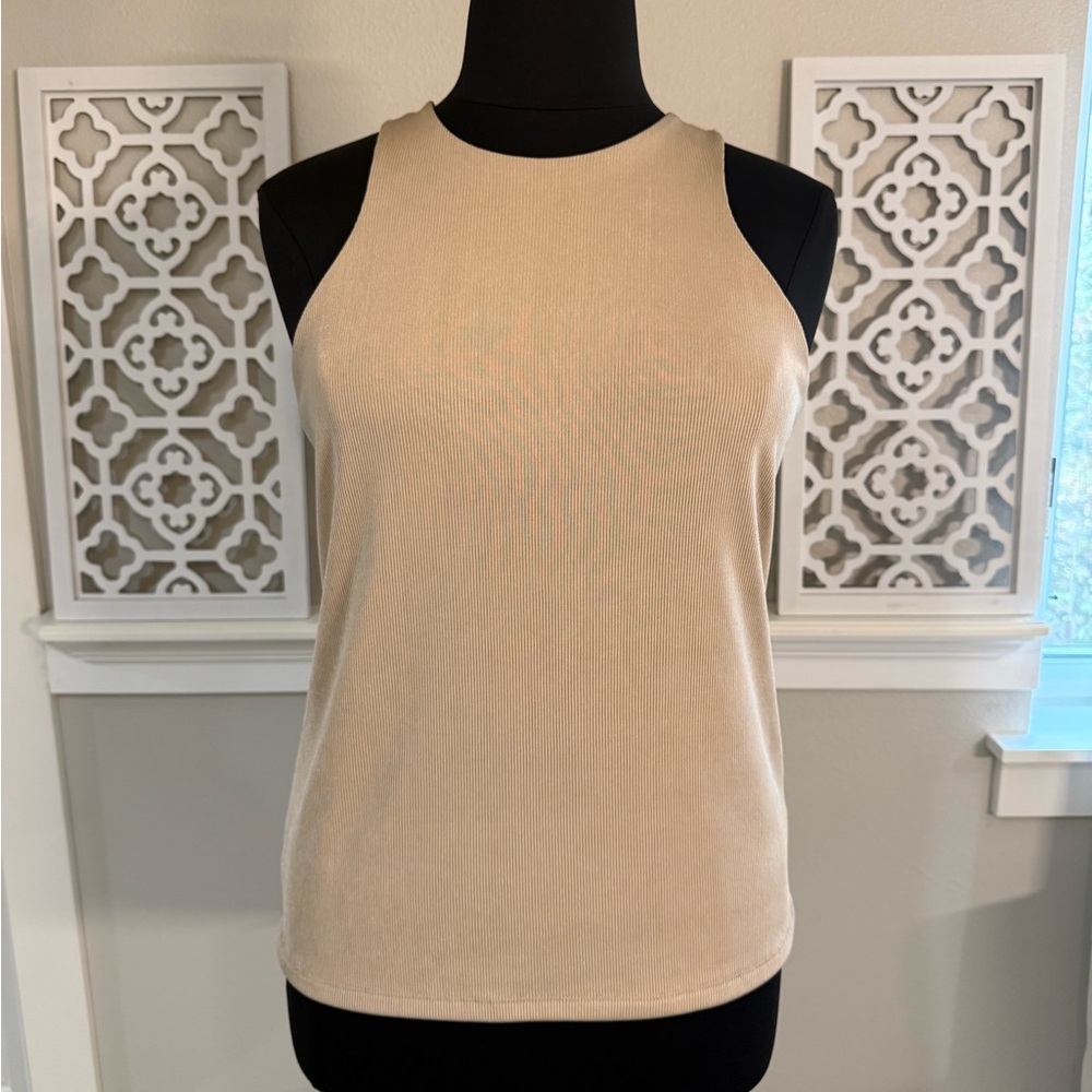 Beige Women's Tank Top